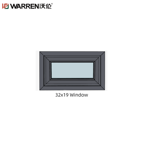 WDMA 32x19 Basement Window Three Window Living Room Bottom Window Sash Replacement Out Swing