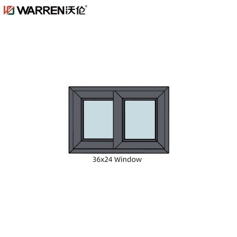 Warren 36x24 Sliding Window Internal Sliding Window With Fixed Glass Bronze Sliding Window