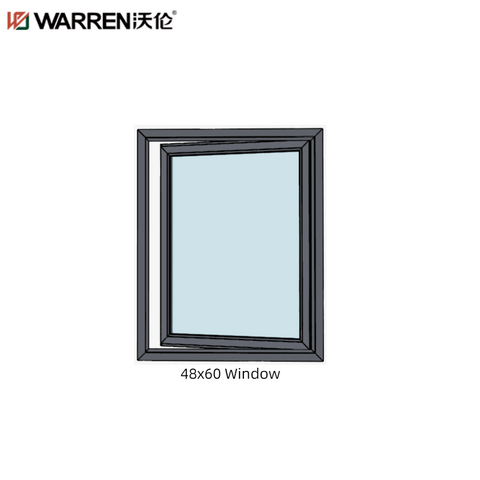 WDMA 48x60 Double Pane Window Double Glazing Aluminium Frames Window European Style Windows Cost