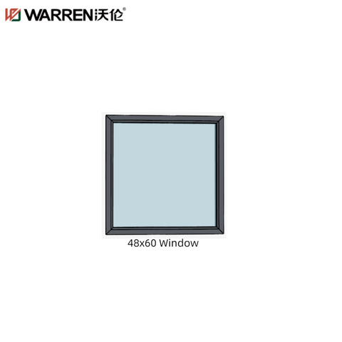 WDMA 48x60 Picture Window Aluminium Window With Glass Price Aluminium Soundproof Windows