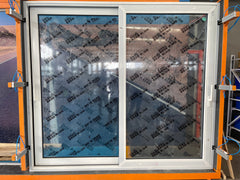 WDMA 72x76 sliding glass door thermal break aluminium door