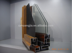 2.0mm Aluminum frame balcony semi-automatic sliding glass door double glaze on China WDMA