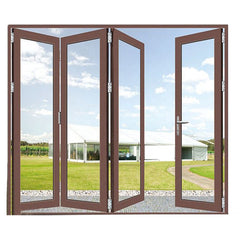 2019 new products heavy folding doors series exterior folding doors soundproof folding door living room on China WDMA