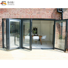 23 inch 3 panel bifold doors double opening french patio doors on China WDMA
