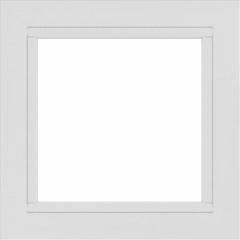WDMA 24x24 (23.5 x 23.5 inch) Vinyl uPVC White Picture Window without Grids-2
