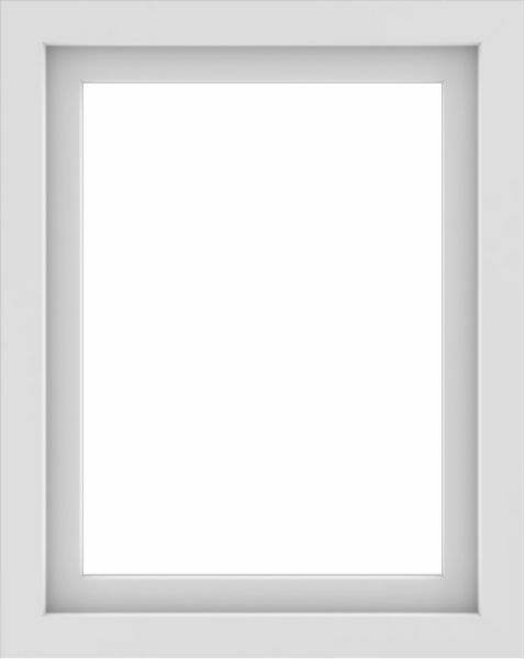 WDMA 24x30 (23.5 x 29.5 inch) Vinyl uPVC White Picture Window without Grids-1
