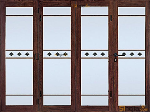 3-track Two Panels PVC Patio Sliding Doors, Kitchen Panel Track Sliding door, UPVC glass sliding patio doors on China WDMA