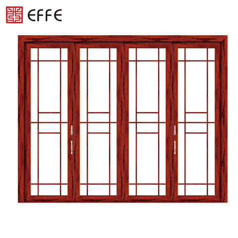 4 panel rail sliding doors external foshan burglar proof aluminum double glass heat insulation sliding door exterior on China WDMA