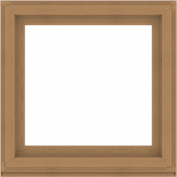 WDMA 40x40 (39.5 x 39.5 inch) Composite Wood Aluminum-Clad Picture Window without Grids-1