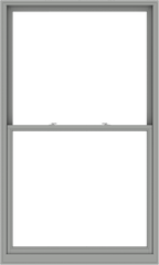 WDMA 54x90 (53.5 x 89.5 inch)  Aluminum Single Double Hung Window without Grids-1