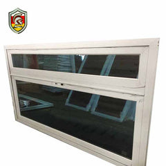 5mm double tempered glass powder coated white aluminium frame casement industrial windows on China WDMA