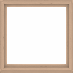 WDMA 60x60 (59.5 x 59.5 inch) Composite Wood Aluminum-Clad Picture Window without Grids-2