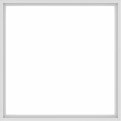 WDMA 78x78 (77.5 x 77.5 inch) Vinyl uPVC White Picture Window without Grids-1