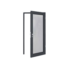 96x80 sliding glass door aluminium frame bathroom three panel sliding tempered glass door KFC entry door on China WDMA