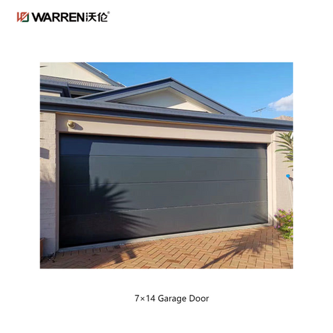 Warren 7x14 Two Car Garage Door With Windows Glass Roller Door