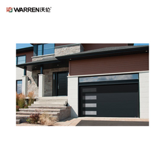 Warren 7x15 Small Glass Garage Door Black Double Doors With Window