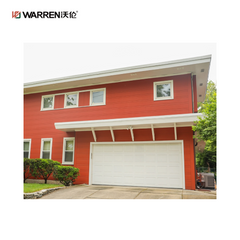 Warren 6 5x9 Arched Garage Doors With Windows at the Top for Home