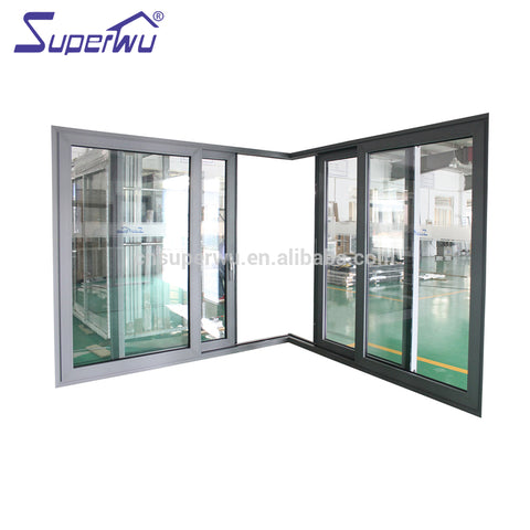 AAMA standard glass aluminum lift sliding door as security door on China WDMA