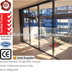 AS2047 slim sliding door with aluminium window frames EBAHOUSE double glazed australian standard windows on China WDMA