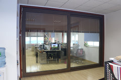 AU & NZ standards aluminium lift and sliding doors with blinds inside on China WDMA