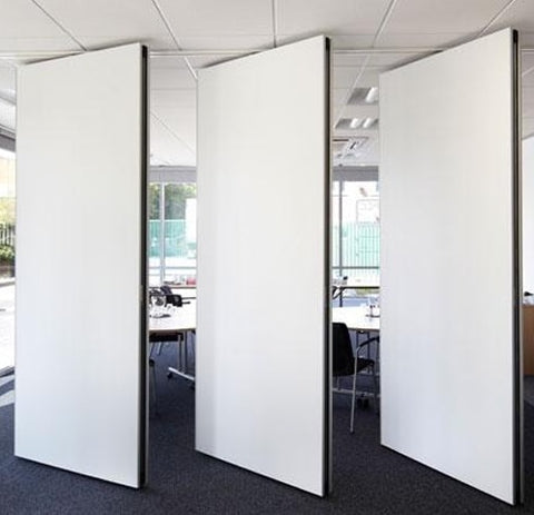 Acoustic collapsible type door sliding partition door for auditorium on China WDMA