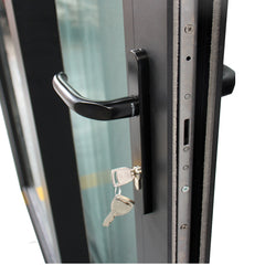 Aluminium double glazed sliding doors with LOW-E glass on China WDMA