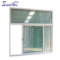 Aluminium profile translucent glass hurricane impact sliding windows for villa on China WDMA