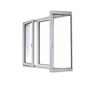 Aluminium thermal break hurricane impact window hinge casement windows with Germany hardware on China WDMA