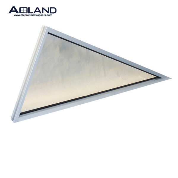 Aluminium thin frame triangle glass window sample company on China WDMA