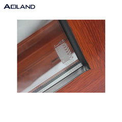 Aluminium wood grain tilt and turn casement window special design for sale in India on China WDMA