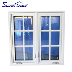 Aluminum Alloy Frame Material and Swing Open Style thermal break casement window on China WDMA