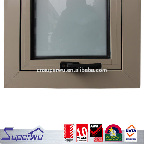 Aluminum Alloy Frame Top Hung Casement Opening outwards Window on China WDMA