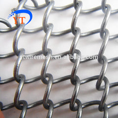 Aluminum Chain Link Curtain usded as doorway fly screen and room divider on China WDMA