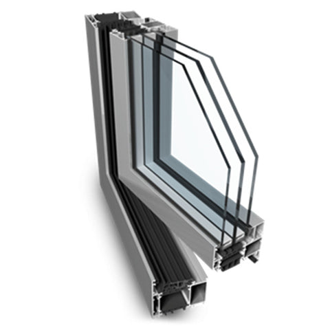 Aluminum Frame Glass Door Drawer Glass Front Door profiles with G handle for windows and doors on China WDMA