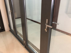 Aluminum bifolding door for big view with retractable screen on China WDMA
