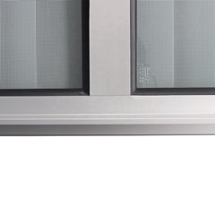 Aluminum blinds fixed louver with glass back mosquito mesh on China WDMA