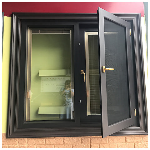 Aluminum frame double glass beautiful pictures aluminum window and door on China WDMA
