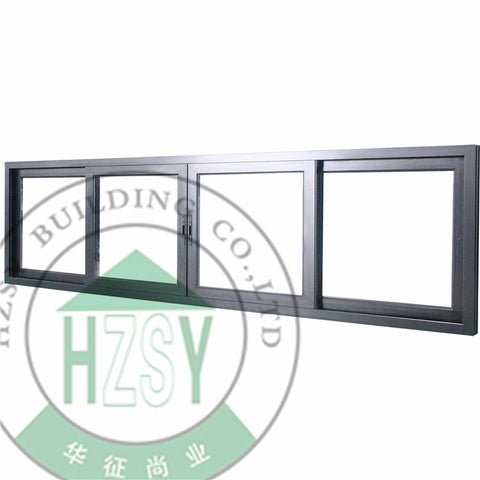 Aluminum sliding window with roller bearing glass doors slider on China WDMA