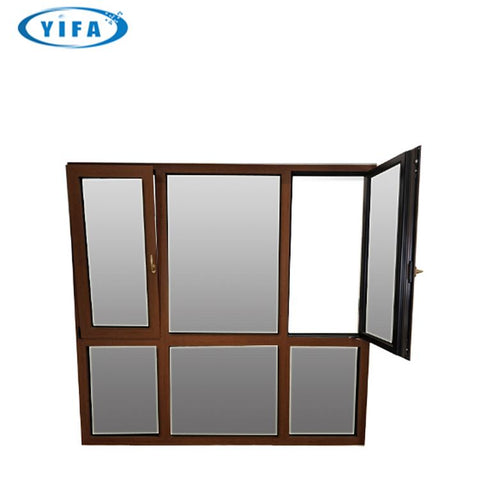 Aluminum tilt and turn window with inbuilt blinds on China WDMA