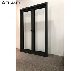 Aluminum toughened glass casement windows with Australia Standard on China WDMA