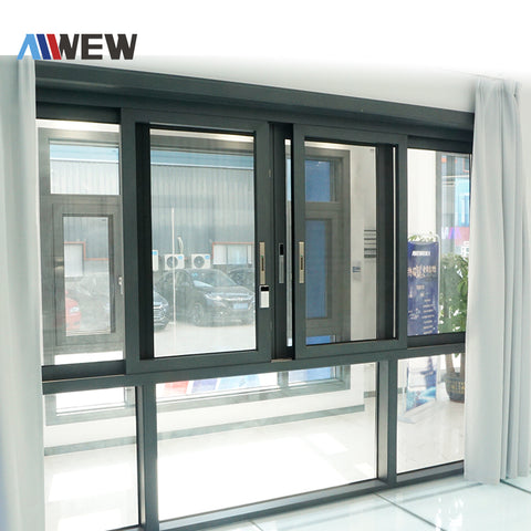 Alwew new design smart/automatic/electric sliding aluminium windows and doors/aluminum double glazed windows and doors on China WDMA