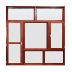 American standard high quality double laminated glazing hurricane impact aluminium frames windows on China WDMA