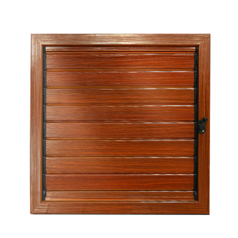 American style soundproof timber aluminum louvers windows exterior shutter jalousie windows on China WDMA