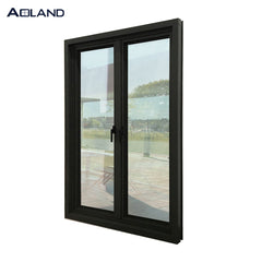 Australia standard aluminum glazing double casement windows on China WDMA