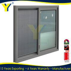 Australian & New Zealand standards AS 2047 NZS 4211 Double Glass Aluminium Horizontal Slider Window on China WDMA