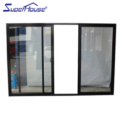 Australian standard as2047 double glazed sound proof aluminium sliding glass doors and windows on China WDMA