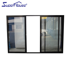 Australian standard as2047 double glazed sound proof aluminium sliding glass doors and windows on China WDMA