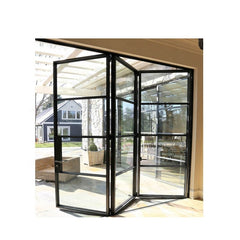 Australian standard automatic glass bifold door lightweight insulated on China WDMA