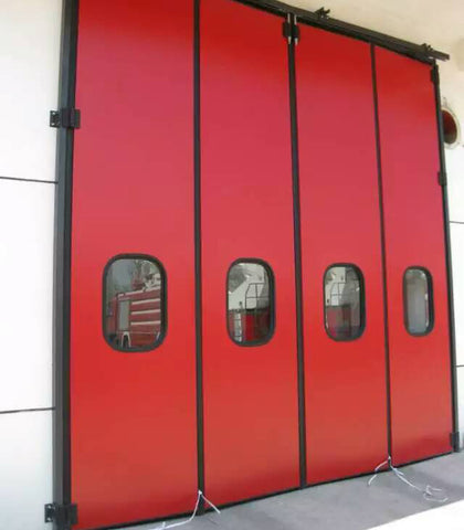 Automatic aluminum folding doors exterior bifold door on China WDMA