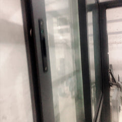 Balcony standard glass double pane sliding window aluminum frame size on China WDMA